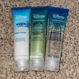 Disney Resorts H2O+ Sea Marine Shampoo, Sea Salt Body Wash and Body Lotion